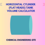 HORIZONTAL Cylinder (Flat Heads) TANK VOLUME CALCULATOR